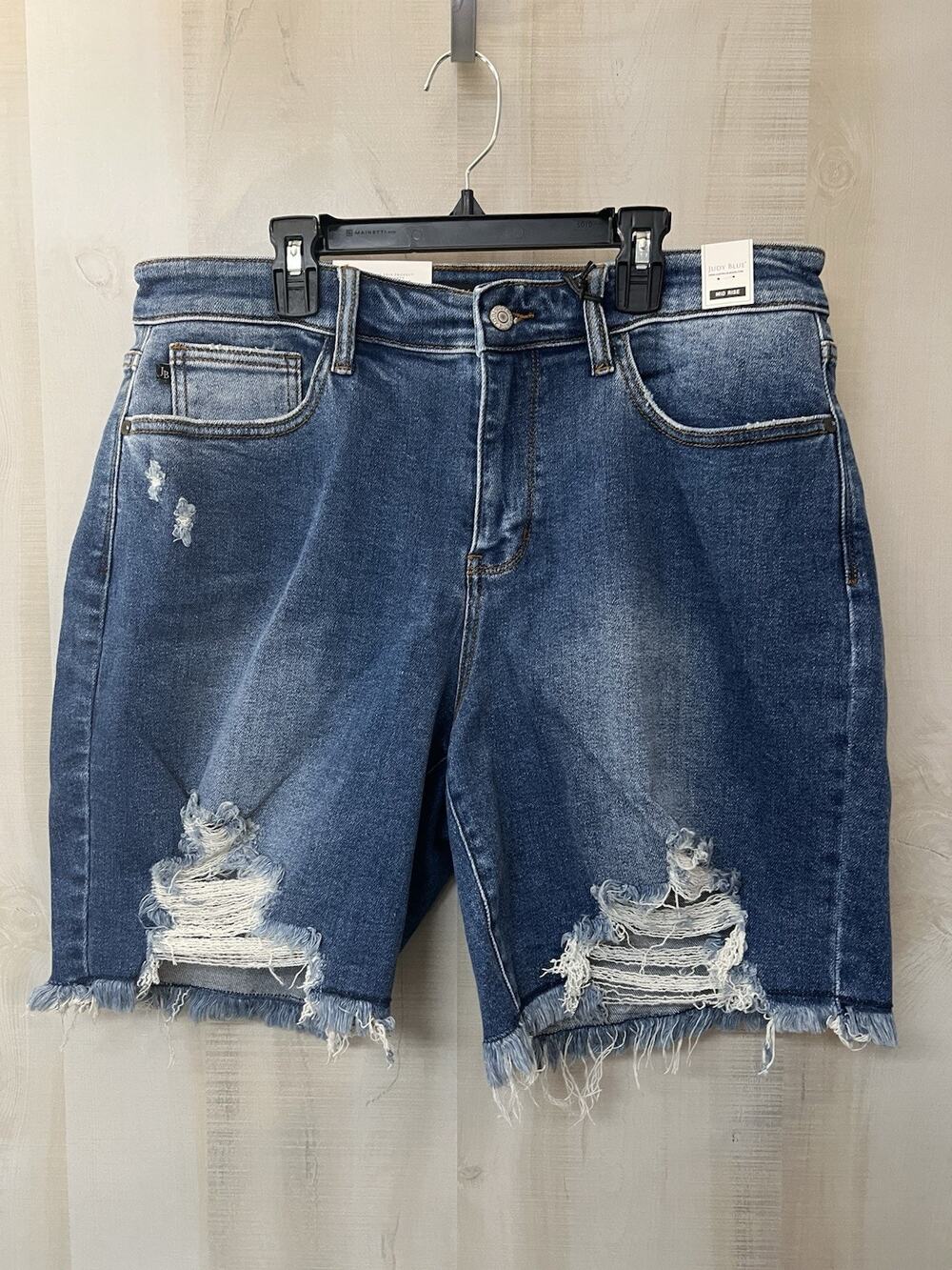 Judy Blue Distressed Jean Shorts - NWT - 1XL